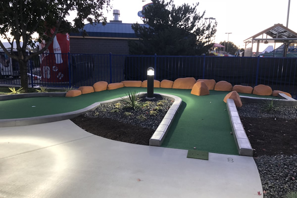 Remodel of mini golf course