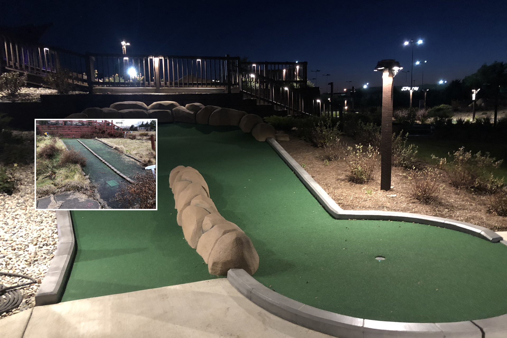 Mini Golf Course Rehab Wahooz Castle Golf Renovate