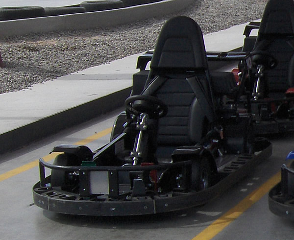 Electric and gasoline powered go-karts