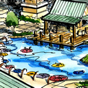 bumper boat design for fun park