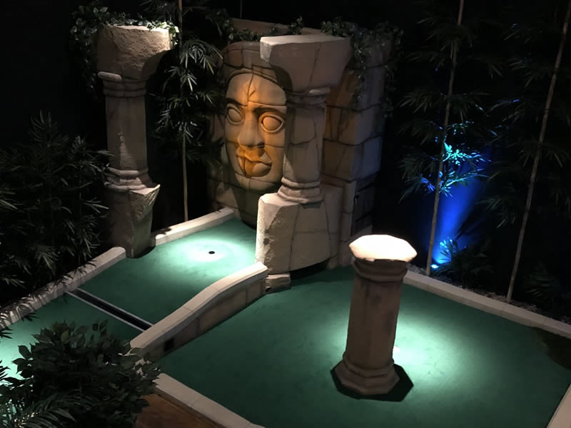 Lost city mini golf