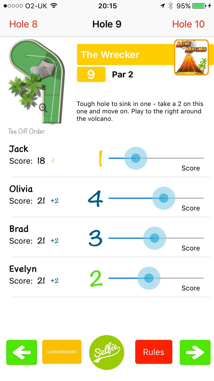 mini golf app