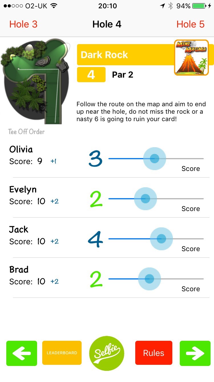 mini golf app