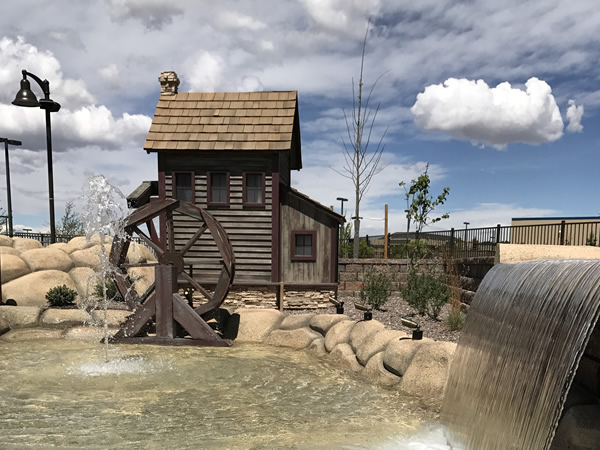 water mill theme mini golf