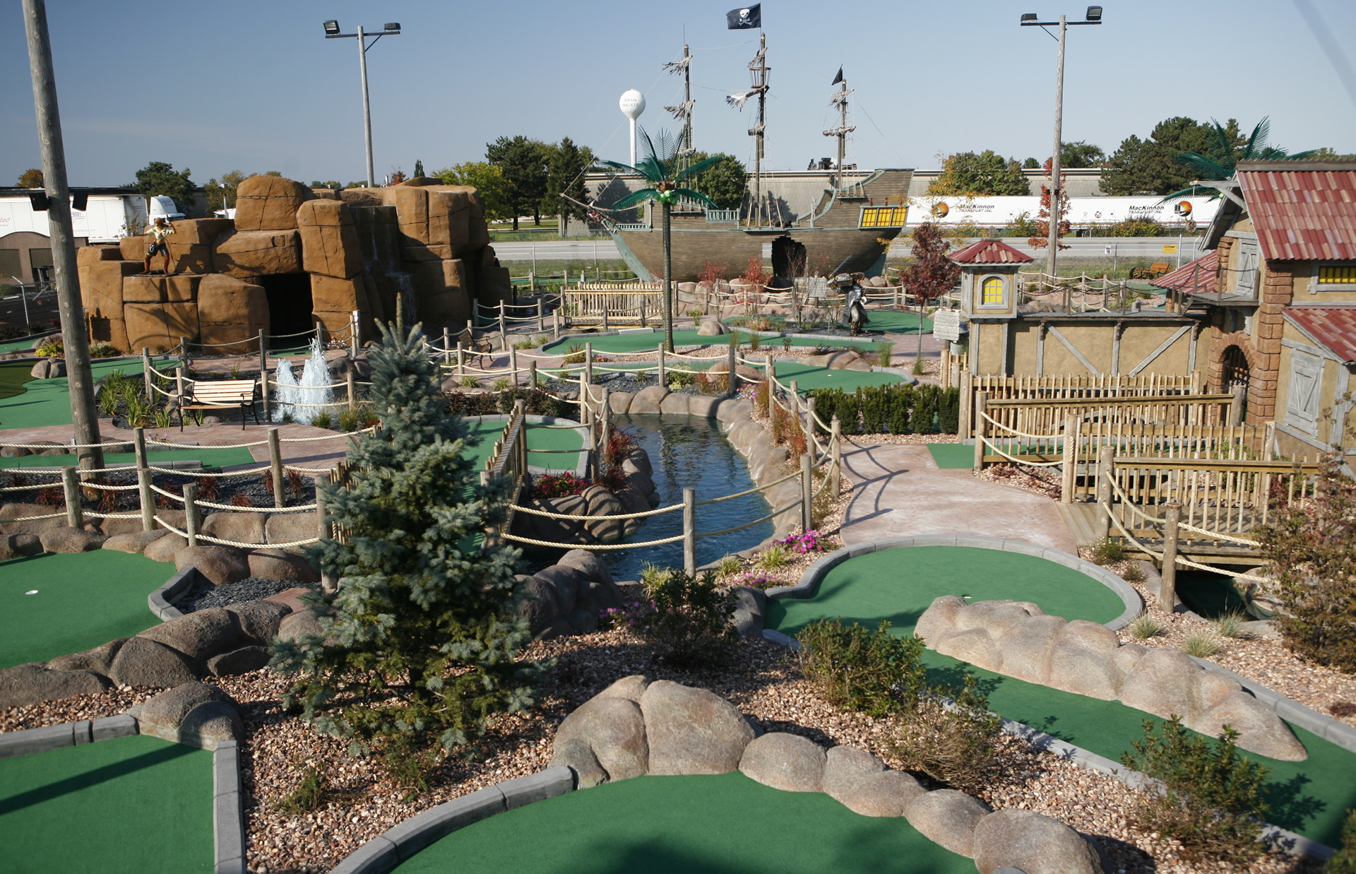 Mini Golf Windsor, Ontario, Canada On The Water Castle Golf